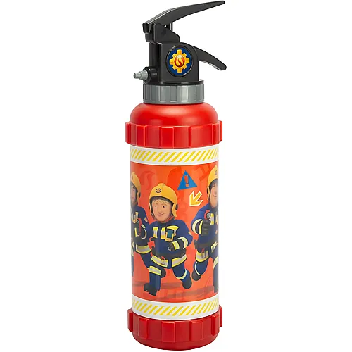 Feuerlscher mit Wasserspritzer