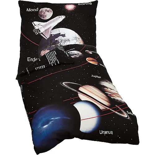 Bettw�sche-Set Sonnensystem 135x200cm