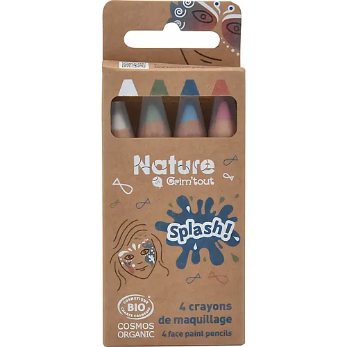 Nature BY Grim'tout 4 Crayons Splash! Cosmos Organic