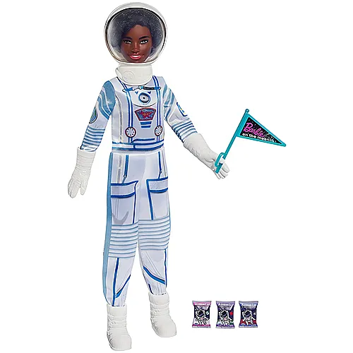 Barbie Weltraum Abenteuer Astronautin-Puppe Afro