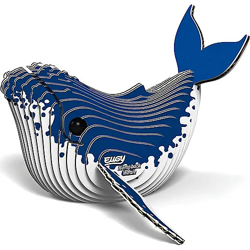 Eugy 3D Karton Figuren Buckelwal