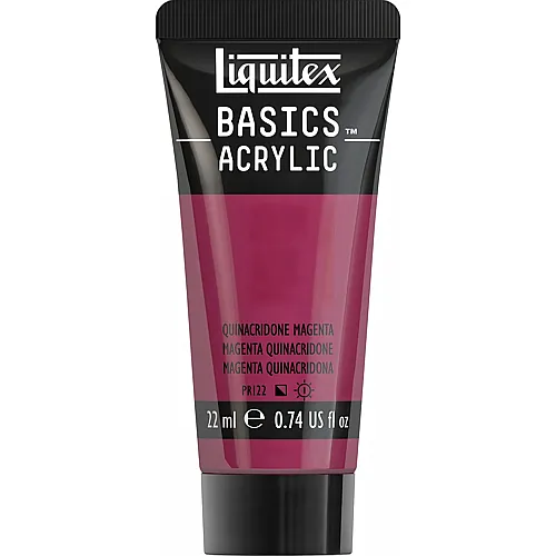 Liquitex Lqx Basics Acrylfarbe 22ml Tube Quinacridone Magenta