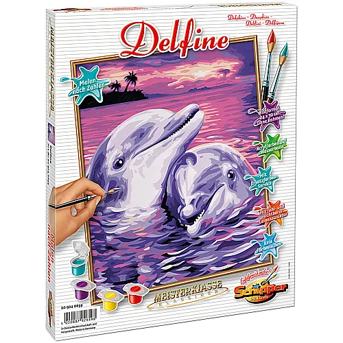 Schipper Tiermotive Malen nach Zahlen Delfine