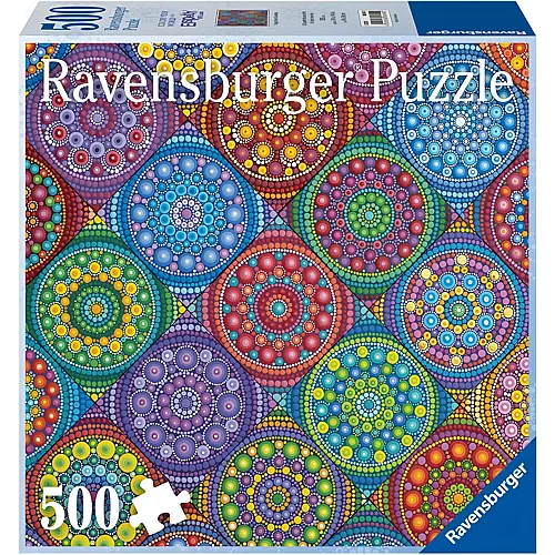 Ravensburger Color Your World Series - Magnificent Mandalas - 500 Teile Puzzle f�r Erwachsene -  - Handgefertigtes Werkzeug, Made