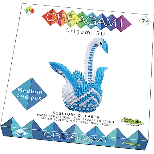 Creagami Origami 3D Schwan (496Teile)
