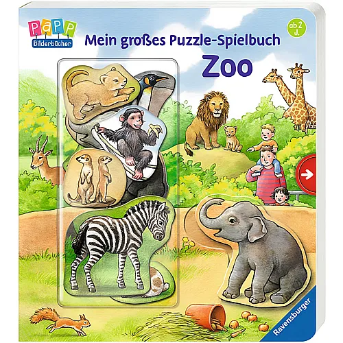 Ravensburger Mein grosses Puzzle-Spielbuch Zoo