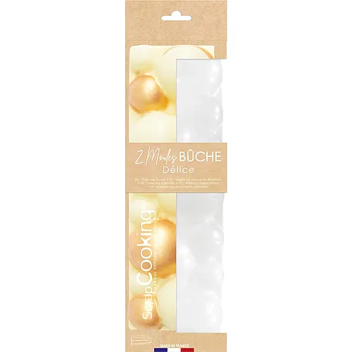 ScrapCooking Moules Buche Delice Pet Recycle - 2 Teile