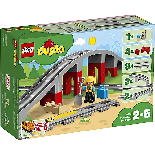LEGO DUPLO Eisenbahnbrcke und Schienen (10872)