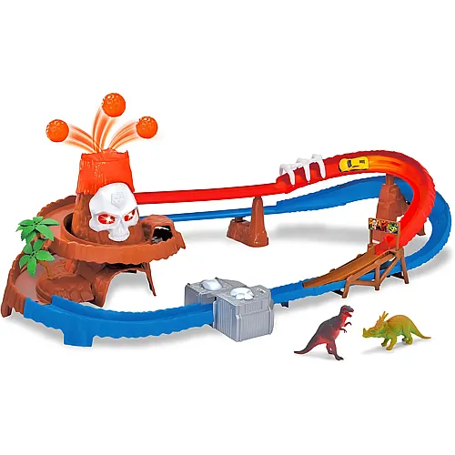 Dickie Autorennbahn Skull Vulcano Track Set