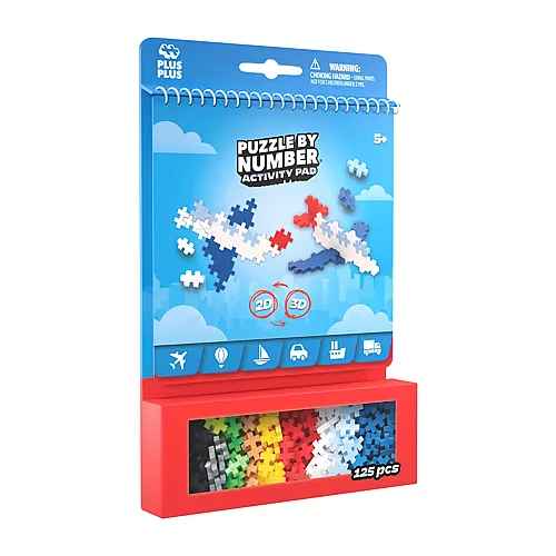 Plus-Plus Basic Bausteine Puzzle Transport - 125 Teile