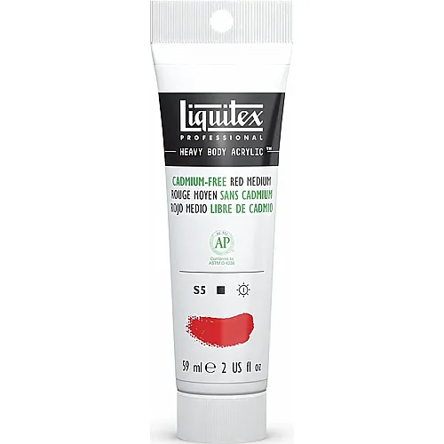 Liquitex Lqx Prof. Heavy Body Acrylfarbe 59ml Tube Kad Free Rot Mitte