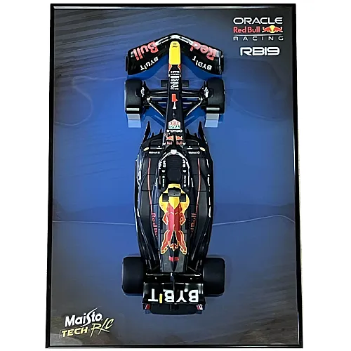 F1-Fotorahmen mit 1:10 Red Bull Modell 1 Verstappen