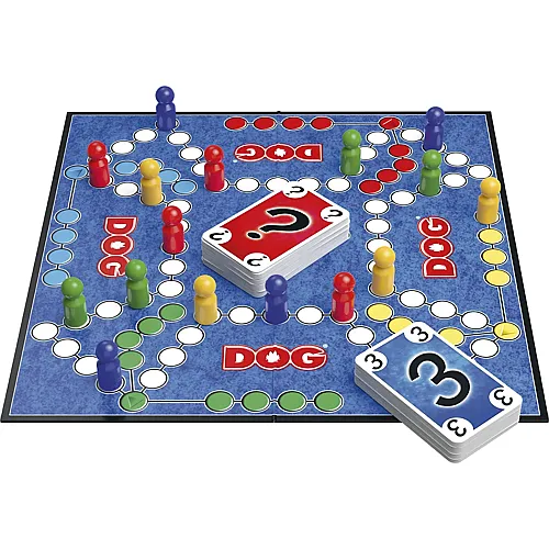 Schmidt Spiele DOG mit grossen Spielfiguren - Mehrsprachig
