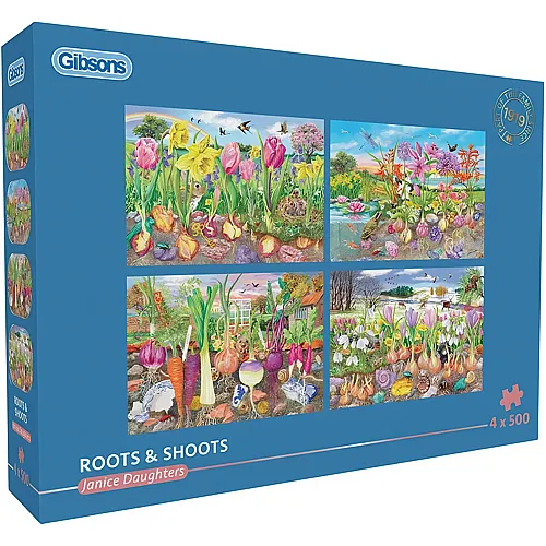 Gibsons Puzzle Janice Daughters 4in1 Wurzeln und Triebe (500Teile)