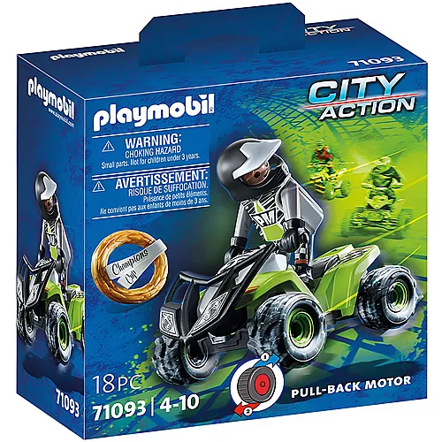 PLAYMOBIL City Action Racing-Speed Quad (71093)