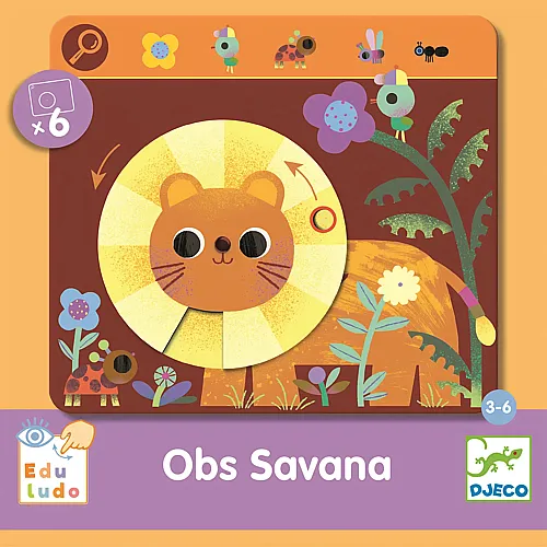 Djeco Eduludo Obs Savana (mult)