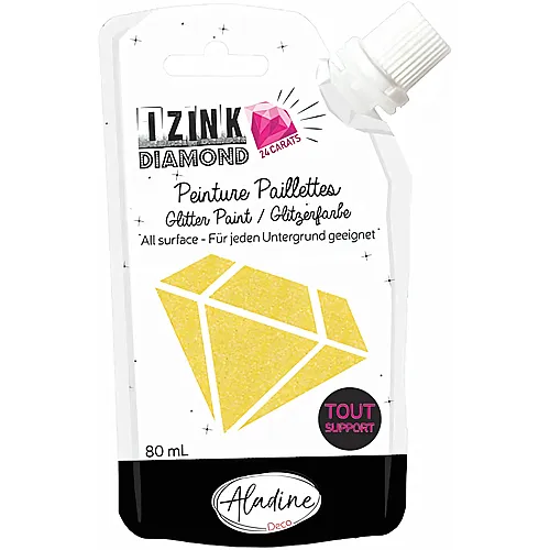 Aladine Izink Diamond 24 Carats Gelb - 80 ml