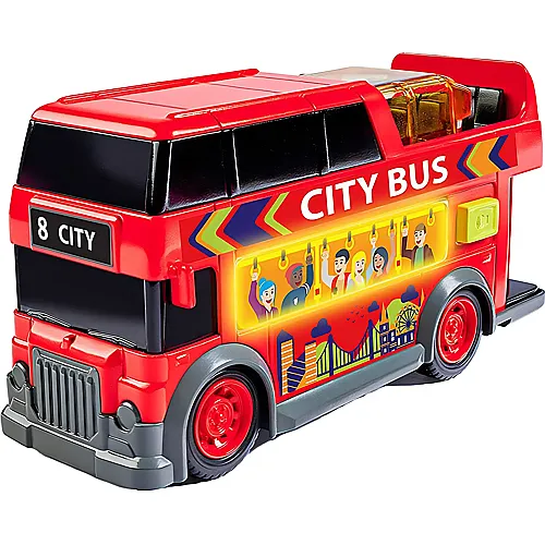 Dickie City Bus mit Licht & Sound