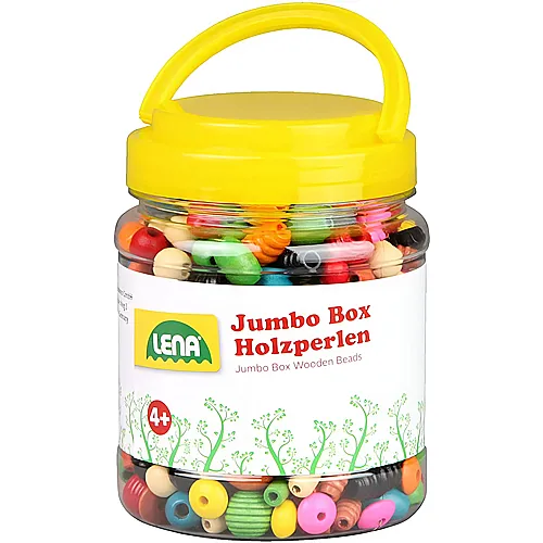 Lena Kreativ Holzperlen Jumbo Box