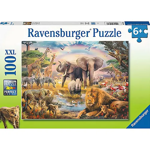 Ravensburger Puzzle Afrikanische Savanne (100XXL)