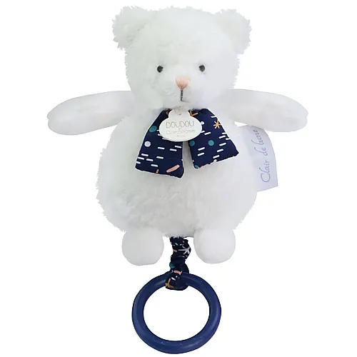 Doudou et Compagnie Musikspieluhr B�r nachtleuchtend - 17 cm
