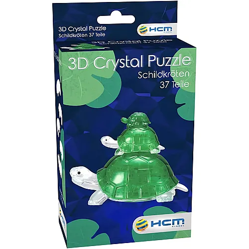 HCM Kinzel Crystal Puzzle 3D Schildkr�ten - 37 Teile