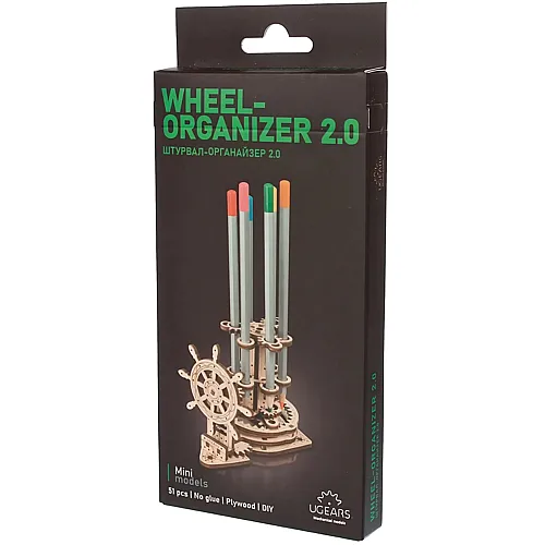 Ugears Model Rad-organizer  V2 51 St.  (fr-de-en-pol-es-ukr)