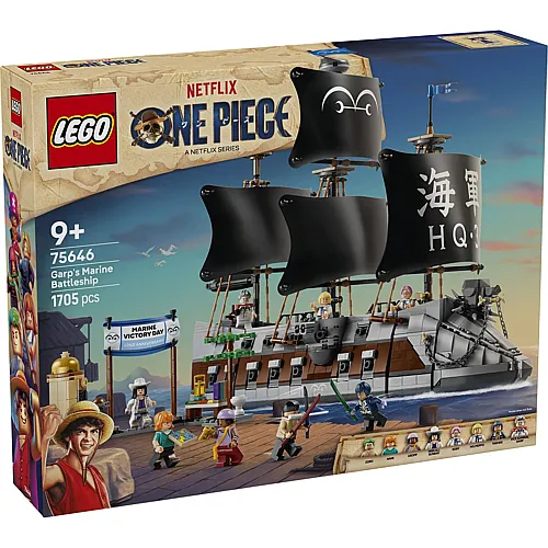 LEGO One Piece Garps Marineschlachtschiff 75646