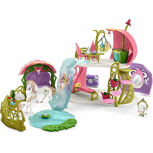 Schleich Bayala Glitzerndes Bl�tenhaus mit Einh�rnern