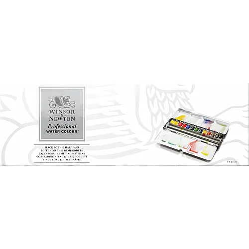 Winsor & Newton W&n Prof. Water Colour Erweiterbarer Reisekasten 12 X 1/2 N�