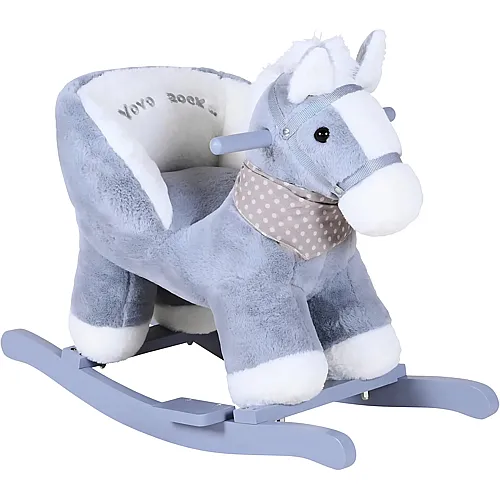Knorrtoys Schaukeltier Pferd Grau