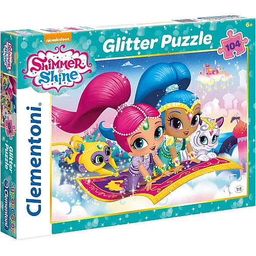 Clementoni Puzzle Glitter Shimmer & Shine - 104 Teile