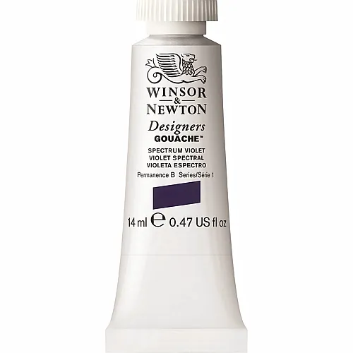 Winsor & Newton W&n Designers Gouache 14ml Tube Spektrumviolett