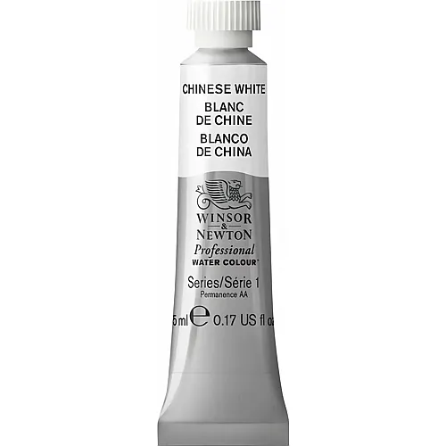 Winsor & Newton W&n Prof. Water Colour 5ml Tube Chinesischweiss