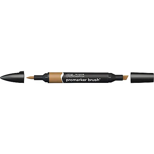 Winsor & Newton Promarker Brush mit 2 Spitzen Kakao