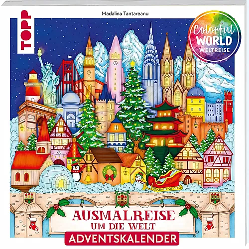 Frechverlag Topp Adventskalender Colorful Christmas