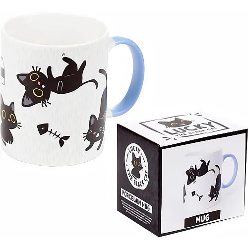 Sombo Porzellantasse Lucky the Black Cat