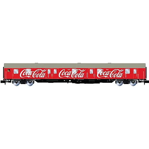 Coca-Cola4-achsigerPostwagen ex Post-mr-a  rot mit