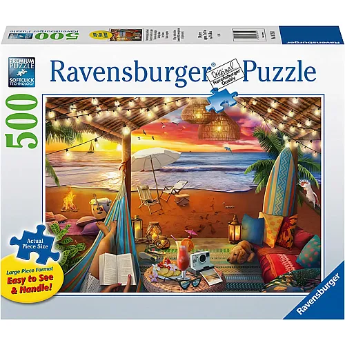 Ravensburger Puzzle Sonnenuntergang am Strand (500Teile)