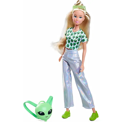Simba Steffi Love Modepuppe mit futuristischem Outfit & Rucksack