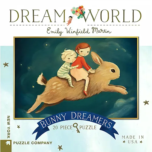 New York Puzzle Company Dream World - Bunny Dreamers (100Teile)