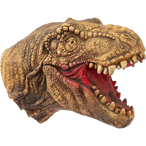 Yolococa Handpuppe Spielzeug,Weiches Gummi Realistischer Raubvogel-Dinosaurier-Kopf Tyrannosaurus Rex T-Rex