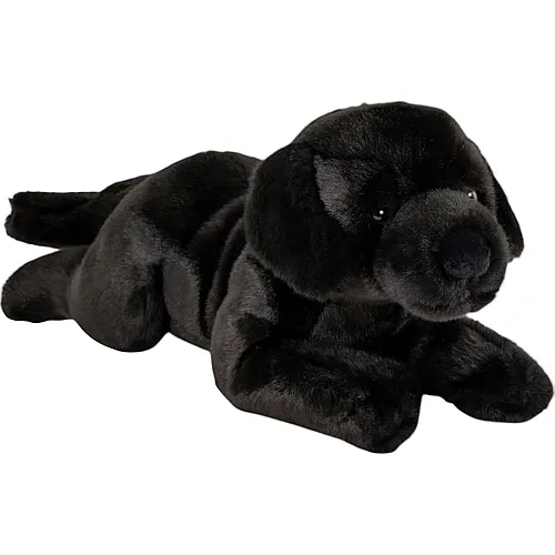 Carl Dick Labrador liegend Schwarz - 40 cm