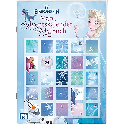 Nelson Disney Frozen Die Eisk�nigin - Mein Adventskalender Malbuch