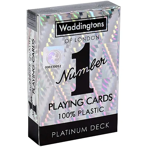 Winning Moves Number 1 Spielkarten - Platinum Deck - Kartenspiel - Alter 6+ - Deutsch
