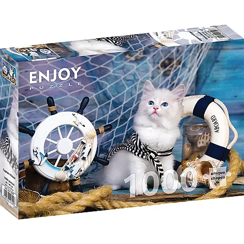 Enjoy Puzzle Kapit�n K�tzchen - 1000 Teile