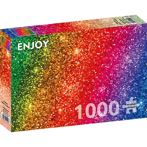 Enjoy Puzzle Rainbow Glitter Gradient - 1000 Teile
