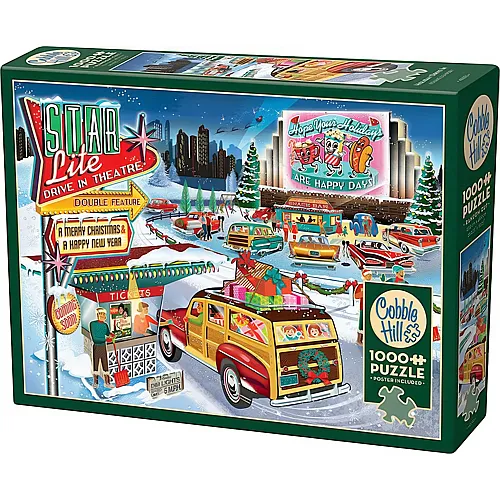 Cobble Hill Puzzle Holiday Drive In (1000Teile)