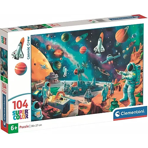 Clementoni Puzzle Supercolor Cosmic Crew (104Teile)