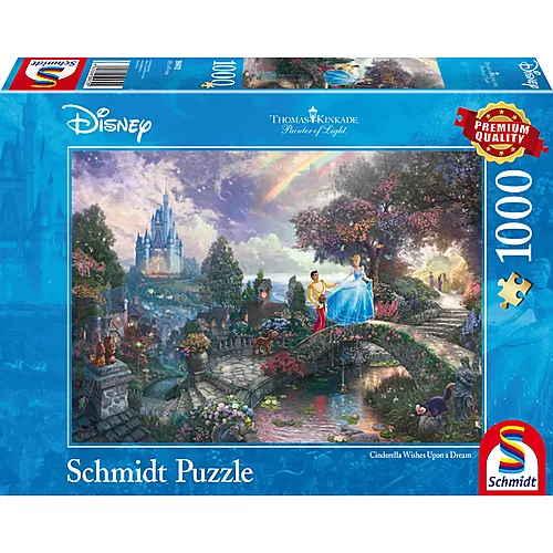 Schmidt Puzzle Thomas Kinkade Disney Princess Cinderella (1000Teile)